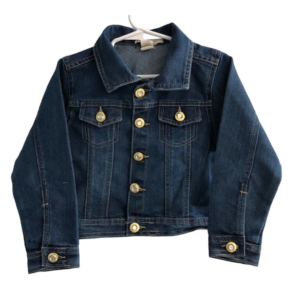 "One Step Up" Girls Denim Jacket -  Size 4